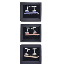 Load image into Gallery viewer, Designer CuffLinks & Tie Clip set | *available in various colors