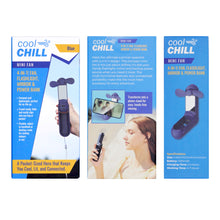 Load image into Gallery viewer, COOL CHILL®️ 4-in-1 Mini Fan | *available in Blue and Pink colors
